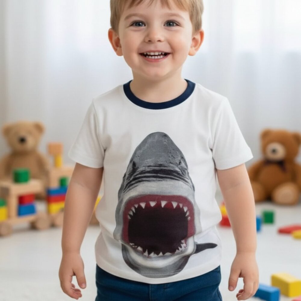 Children's Place PJ top shark